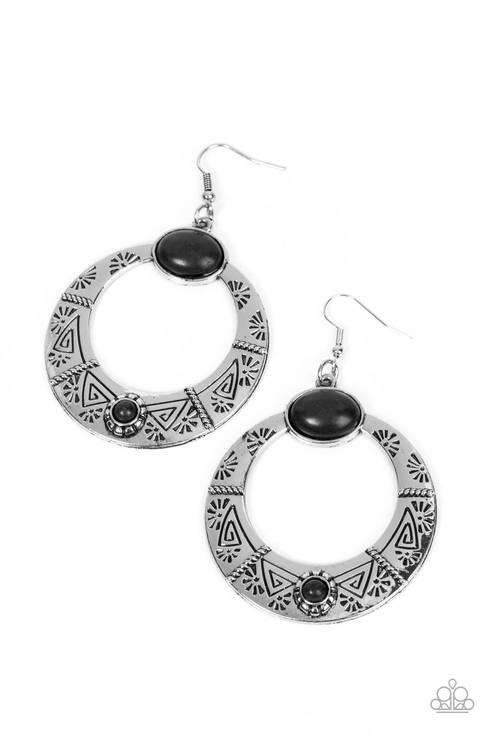 Garden Glyphs - Black Paparazzi Accessories