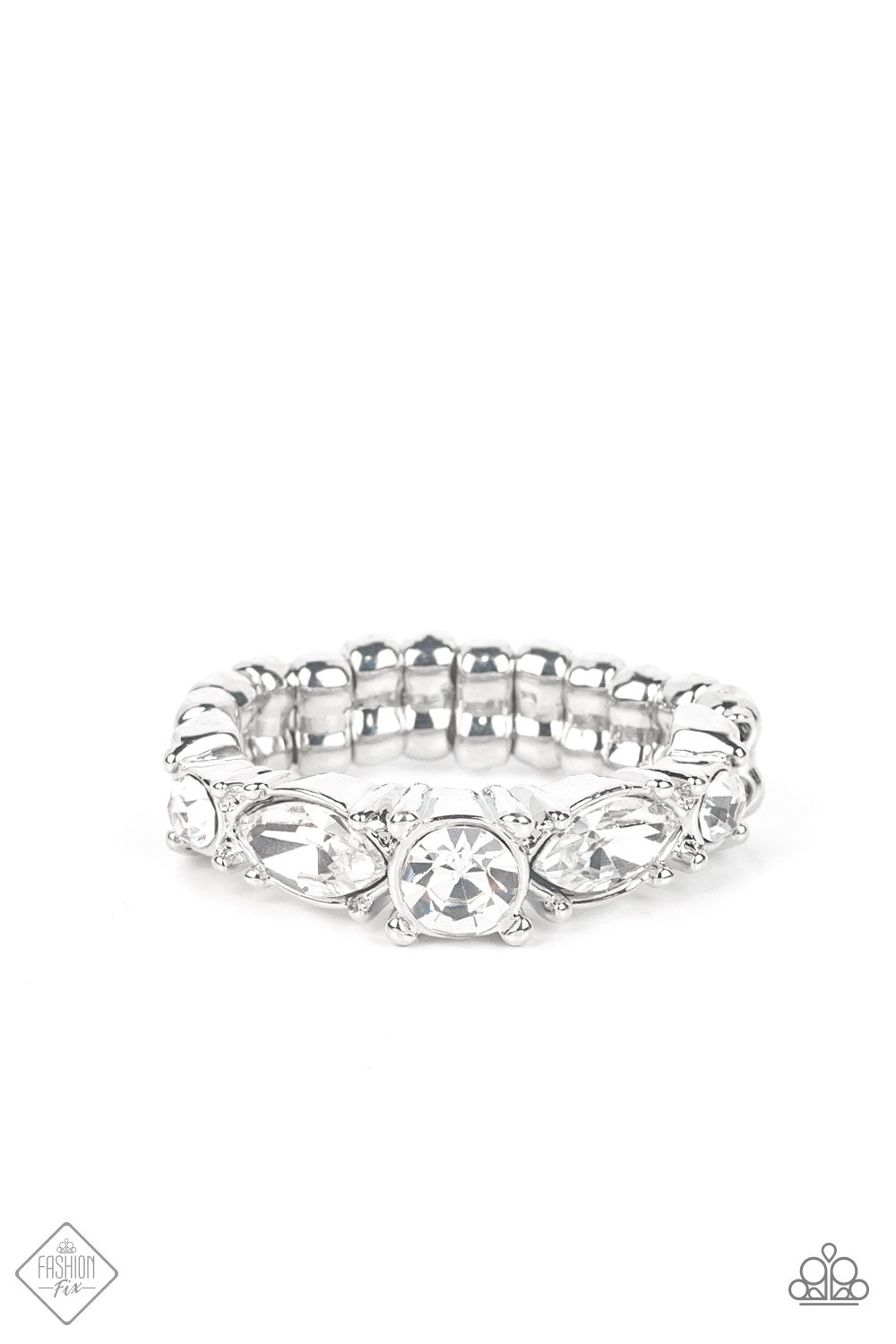 Wedded Bliss - White Paparazzi Accessories