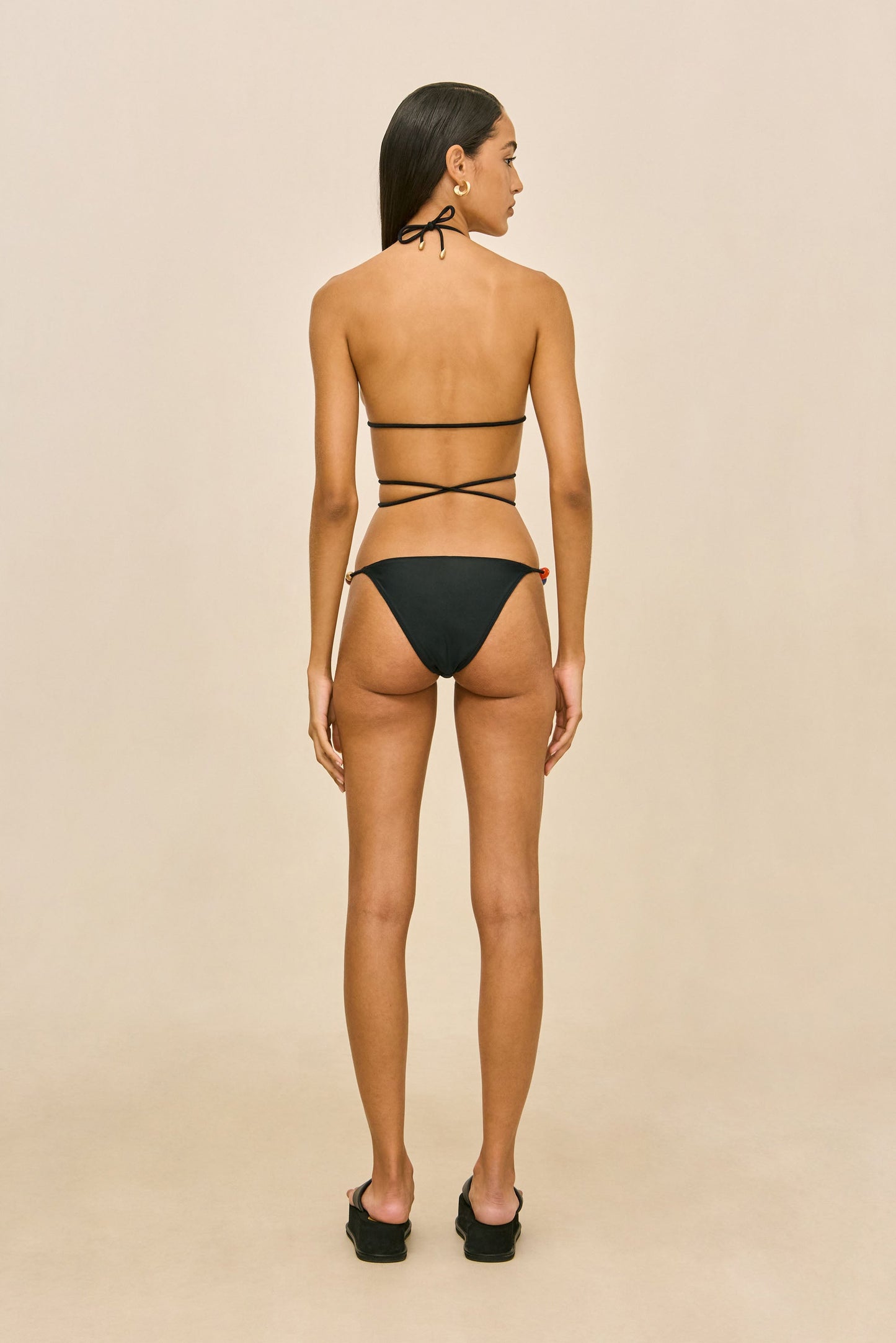 QUINCY BIKINI BOTTOM - BLACK