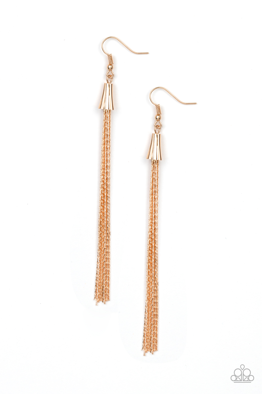 Shimmery Streamers - Gold Paparazzi Accessories