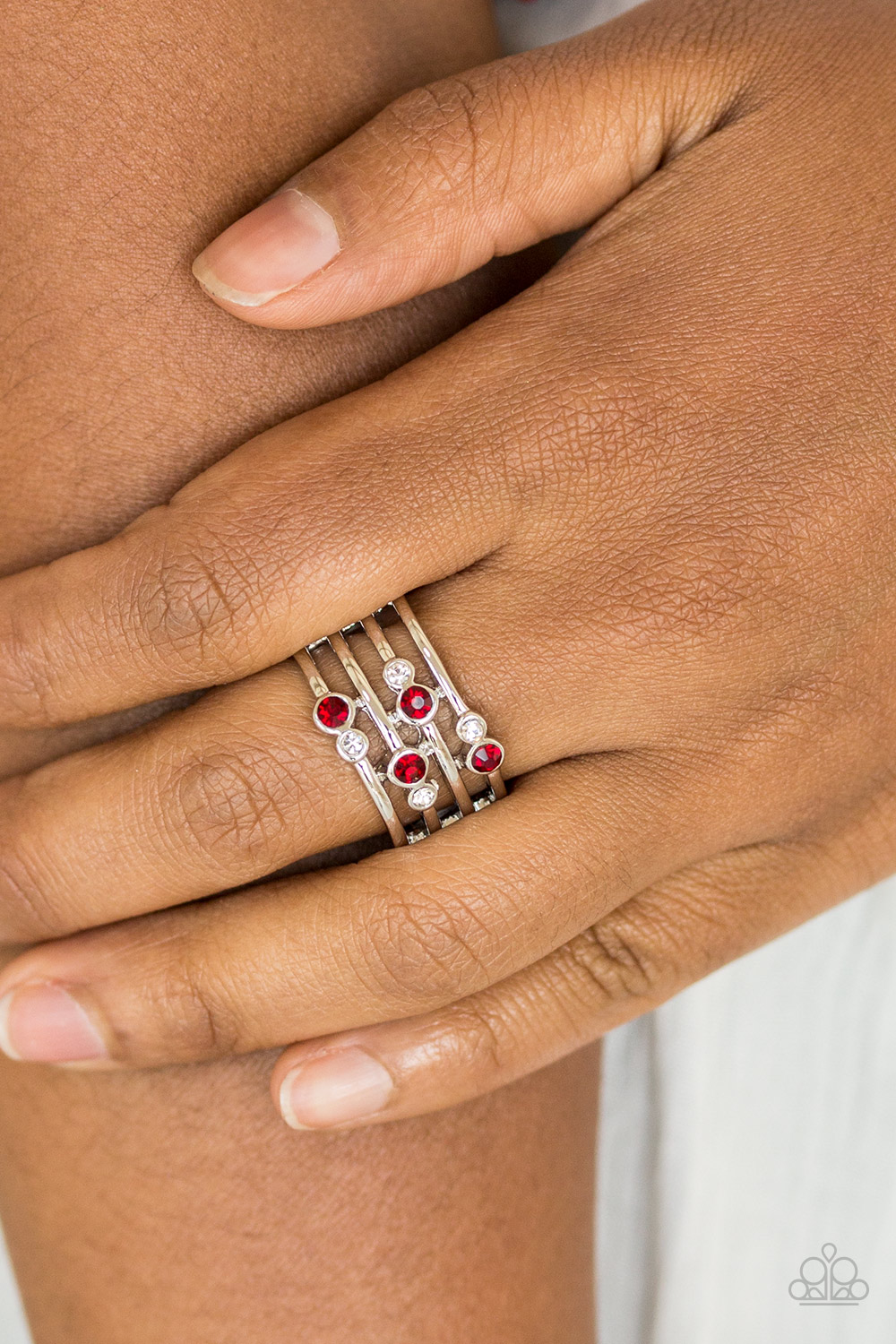 Sparkle Showdown - Red Paparazzi Accessories