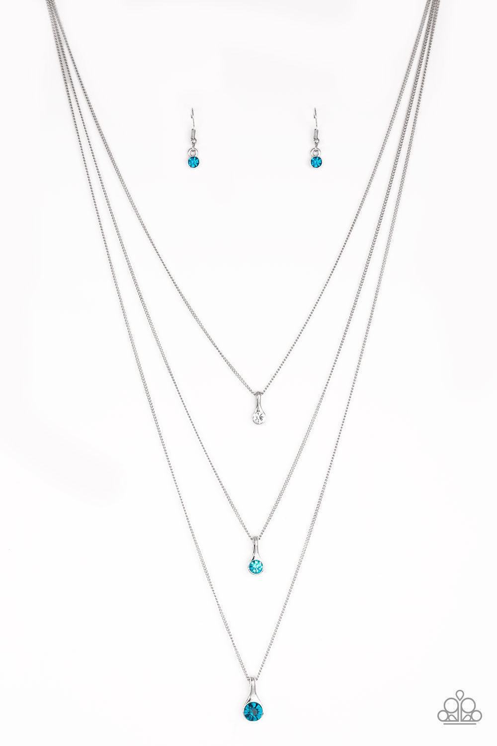 Crystal Chic - Blue Paparazzi Accessories