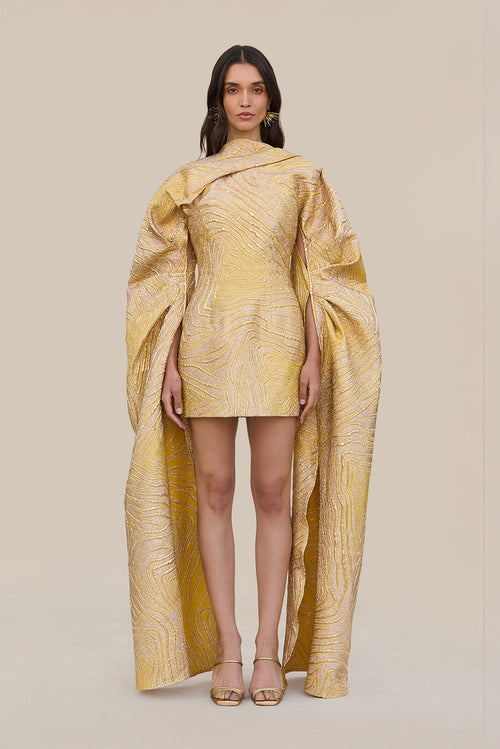BRANDY DRESS - GOLD MULTI