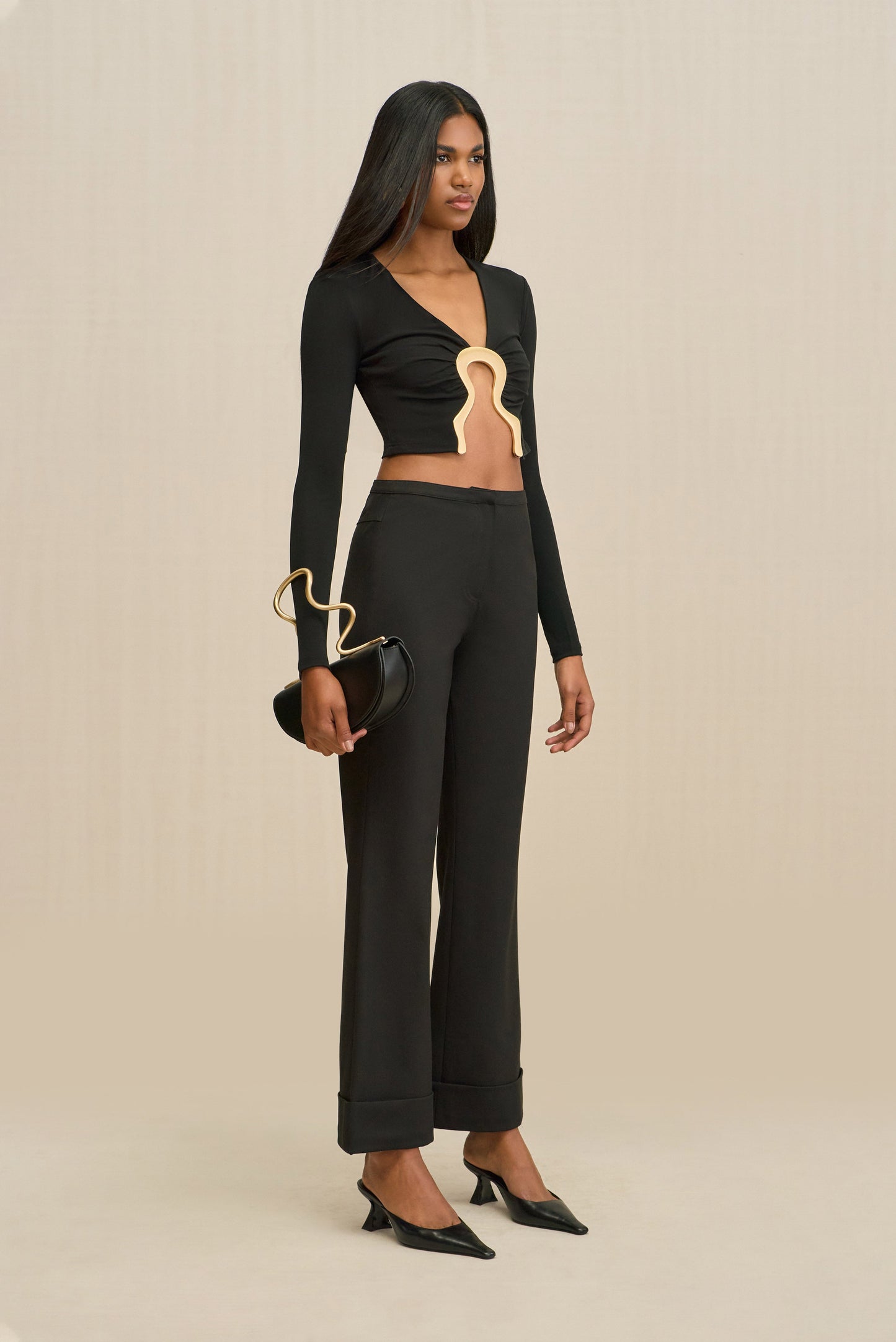 LAIA TOP - BLACK