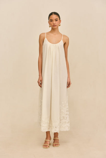 MAGDA DRESS - OFF WHITE