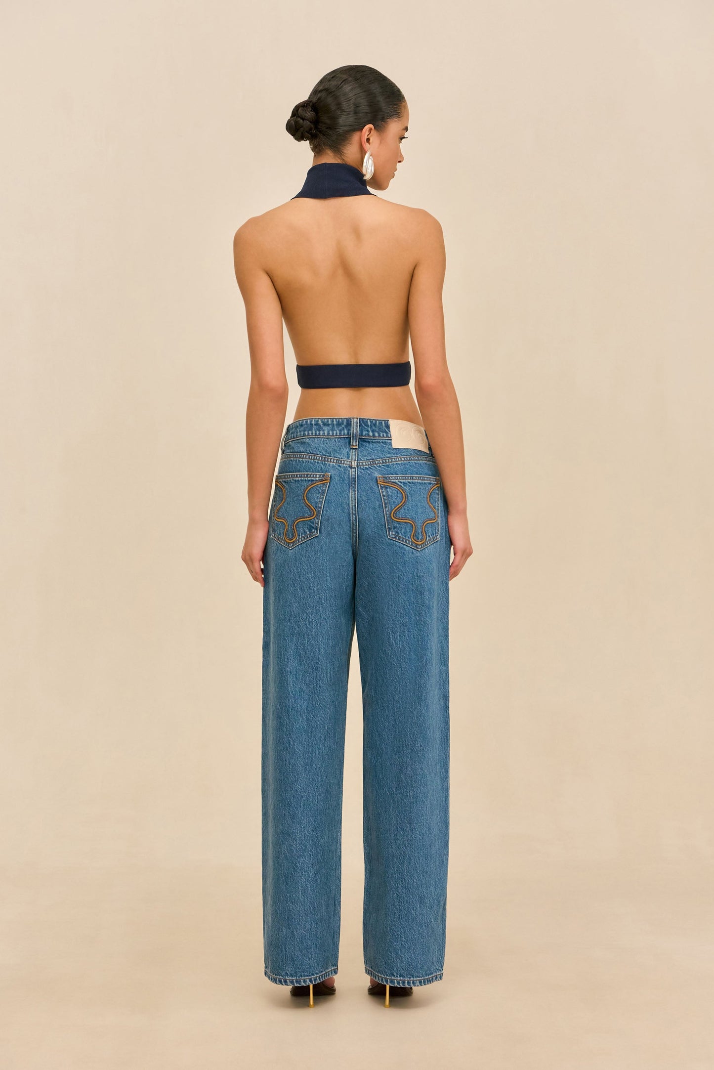 WAKE KNIT TOP - DEEP LAKE