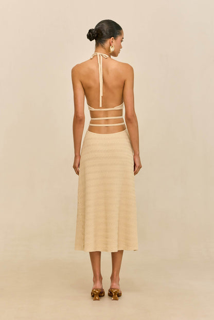 EVALEIGH KNIT DRESS - BEACH