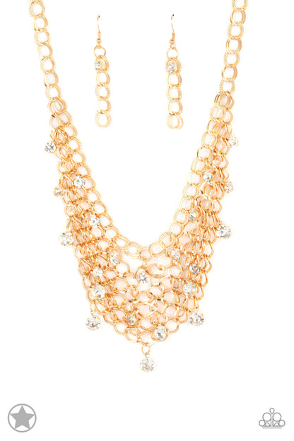 Fishing for Compliments - Gold Paparazzi Accessories
