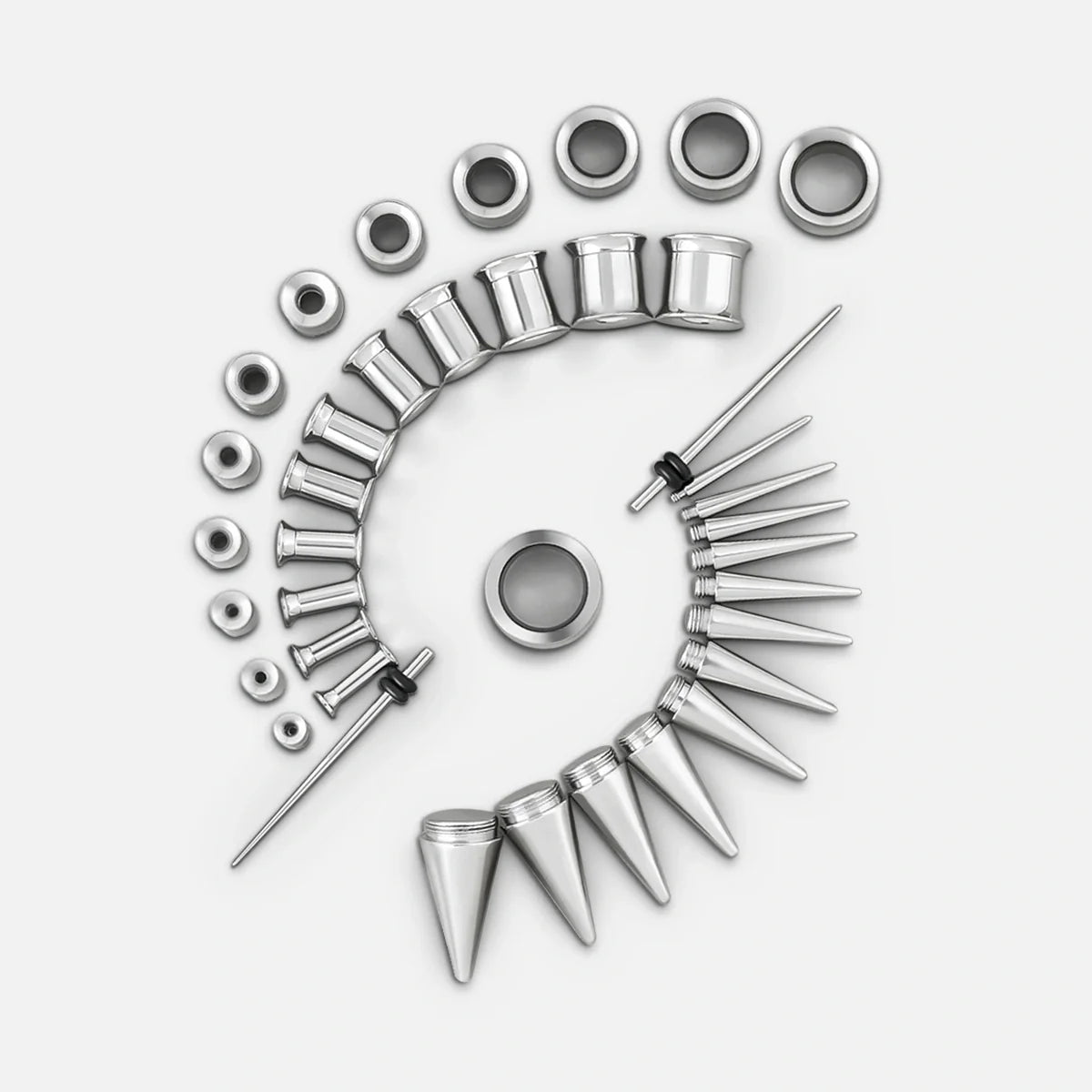 STELLAR STAINLESS STEEL EAR STRETCHING KIT