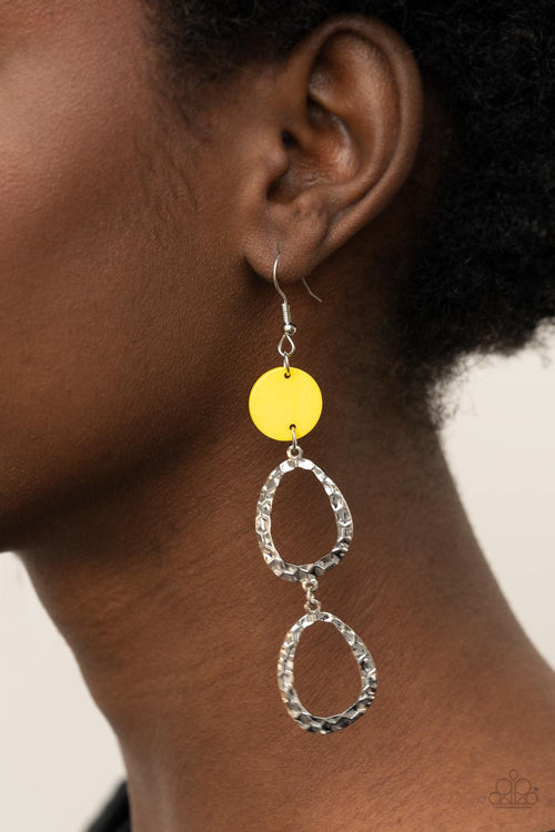 Surfside Shimmer - Yellow Paparazzi Accessories