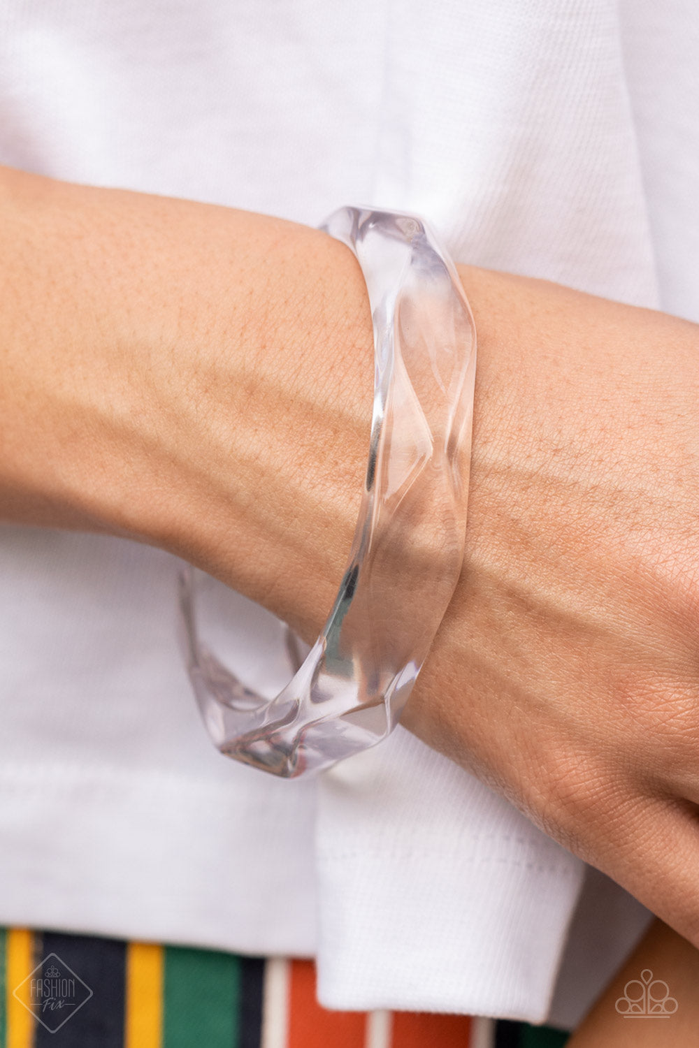 Clear-Cut Couture - White Paparazzi Accessories