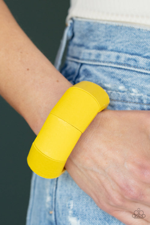 Coconut Cove - Yellow Paparazzi Accessories
