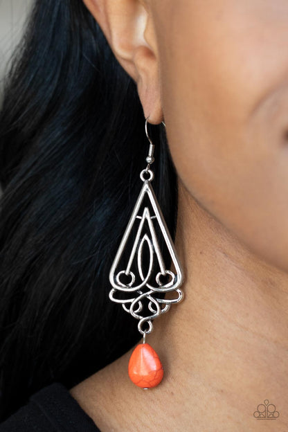 Transcendent Trendsetter - Orange Paparazzi Accessories