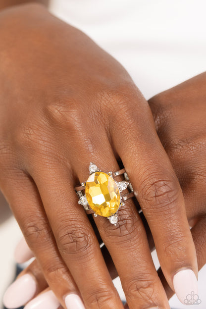 Sensational Sparkle - Yellow Paparazzi Accessories
