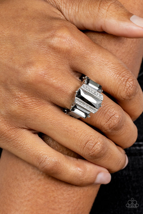A GLITZY Verdict - Silver Paparazzi Accessories