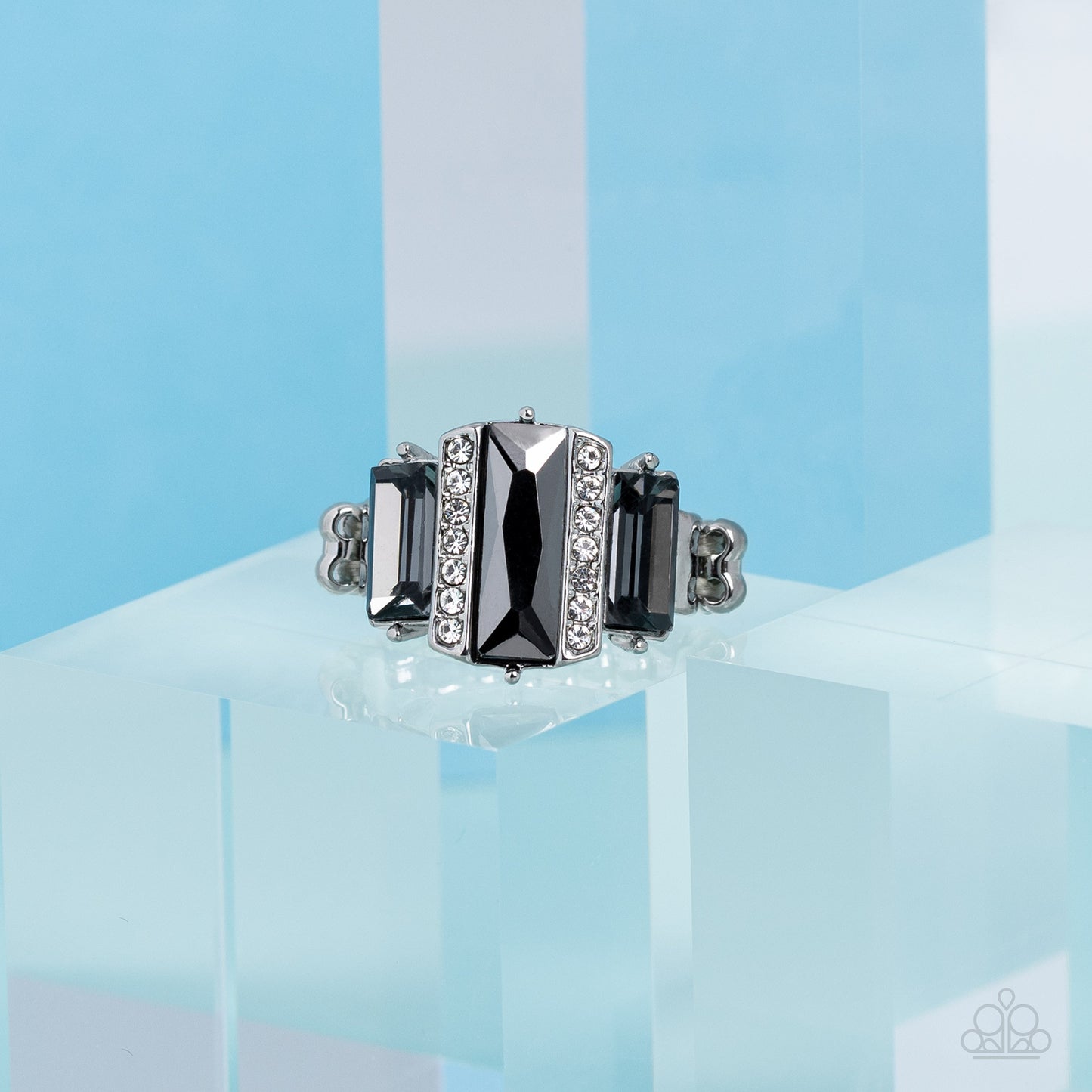 A GLITZY Verdict - Silver Paparazzi Accessories