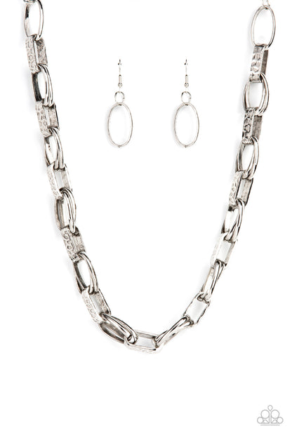 Motley In Motion - Silver Paparazzi Accessories