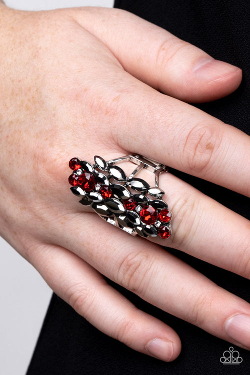 Smoky Smolder - Red Paparazzi Accessories