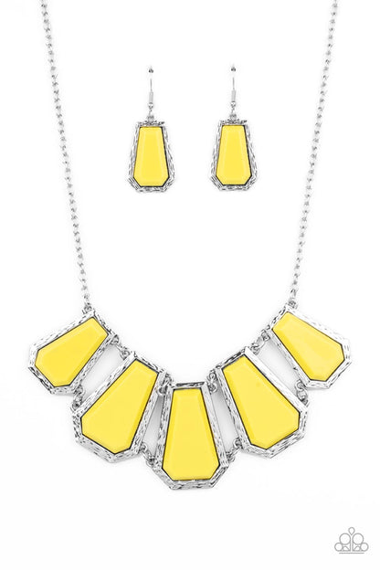 Stellar Heiress - Yellow Paparazzi Accessories