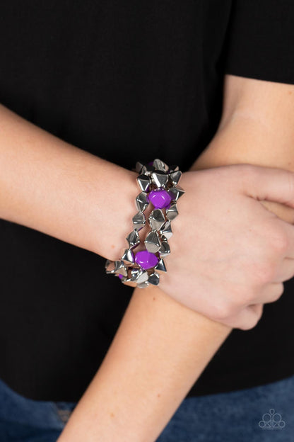 A Perfect TENACIOUS - Purple Paparazzi Accessories
