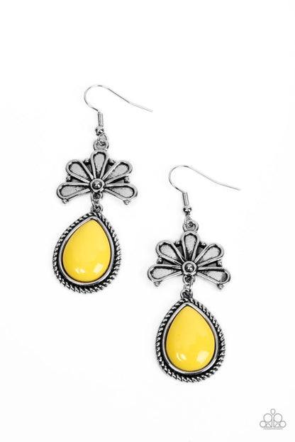 Brightly Blooming - Yellow Paparazzi Accessories