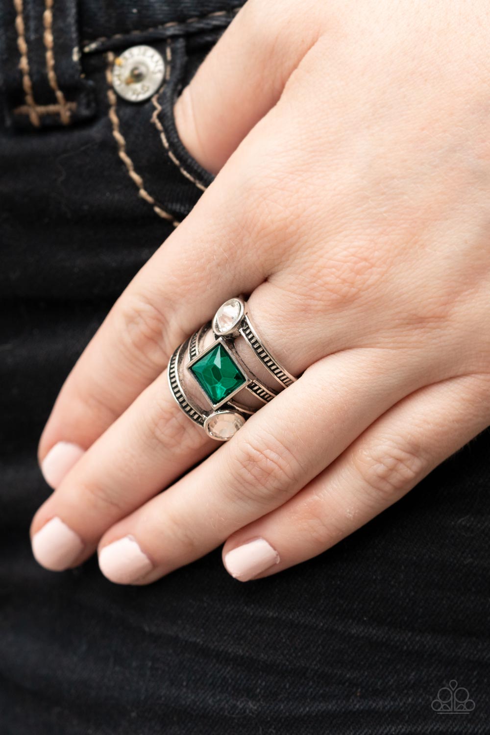 Galactic Governess - Green Paparazzi Accessories