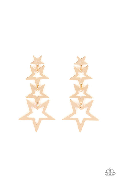 Superstar Crescendo - Gold Paparazzi Accessories