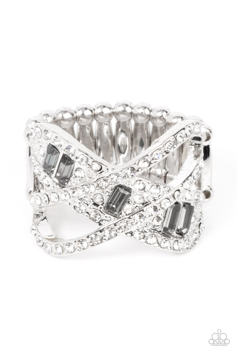 Triple Threat Twinkle - Silver Paparazzi Accessories