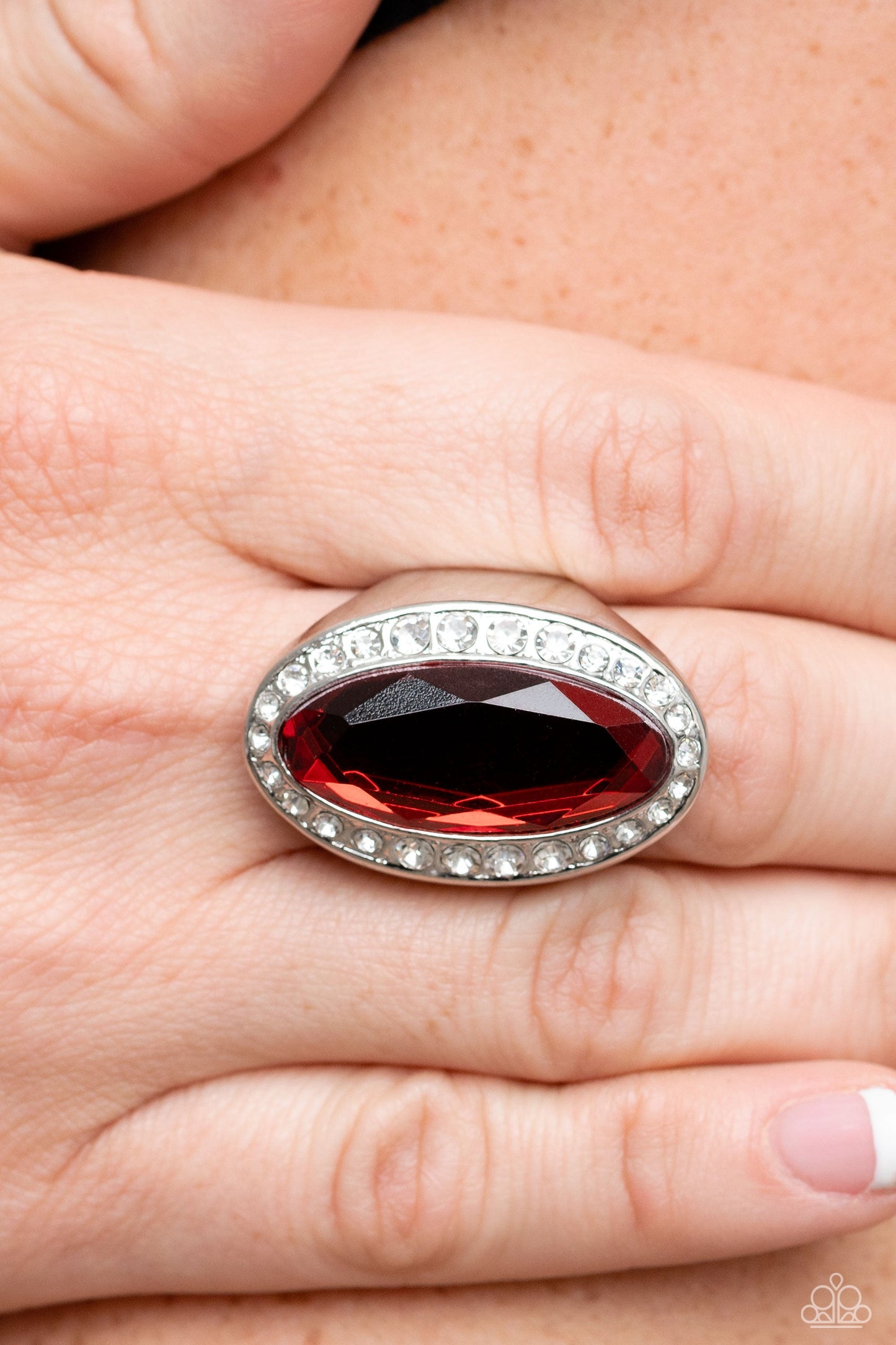 Believe in Bling - Red Paparazzi Accessories