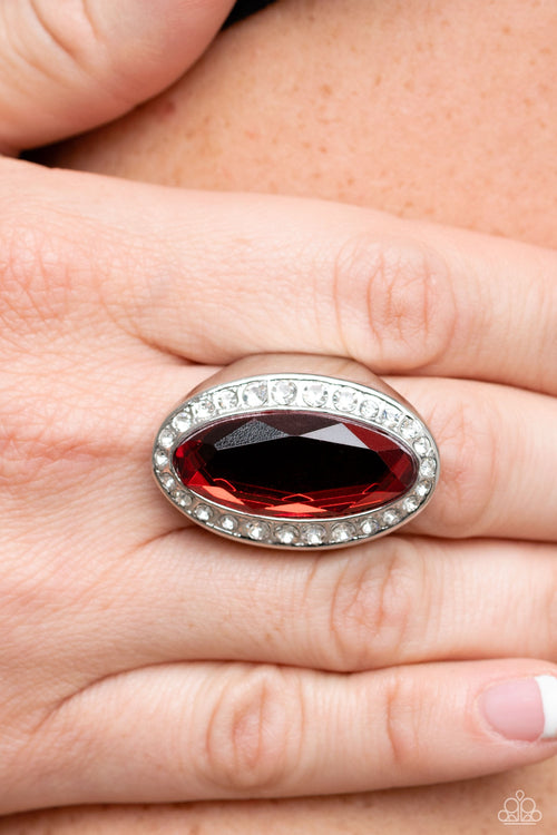 Believe in Bling - Red Paparazzi Accessories