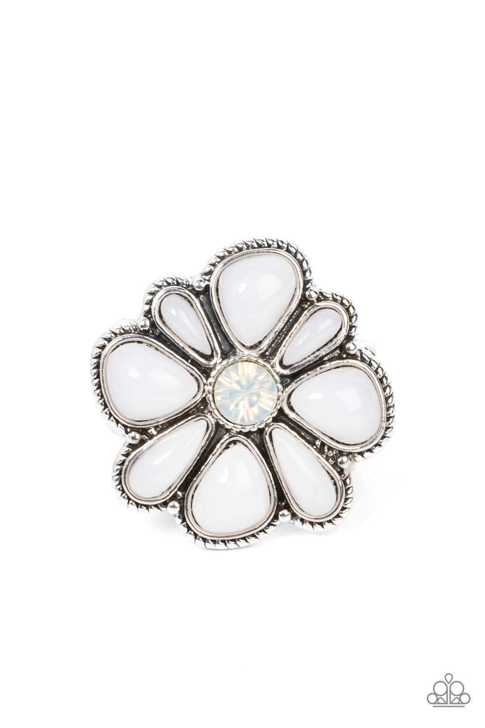 Meadow Mystique  - White Paparazzi Accessories
