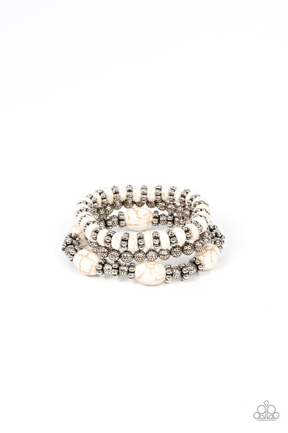 Take by SANDSTORM - White Paparazzi Accessories