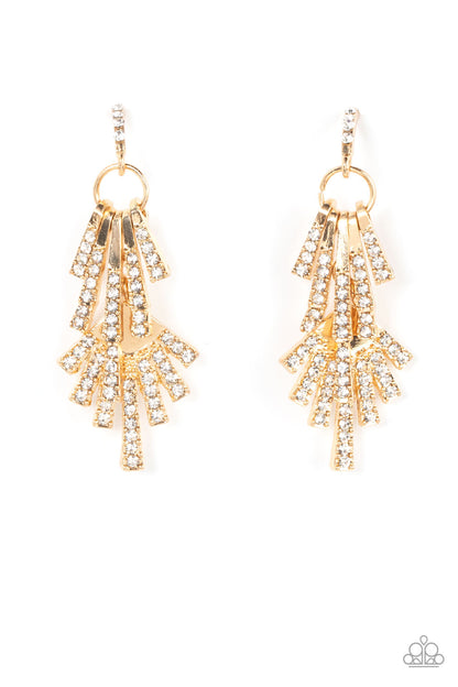 Fan of Glam - Gold Paparazzi Accessories