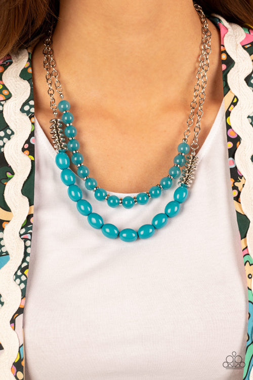 Venetian Voyage - Blue Paparazzi Accessories