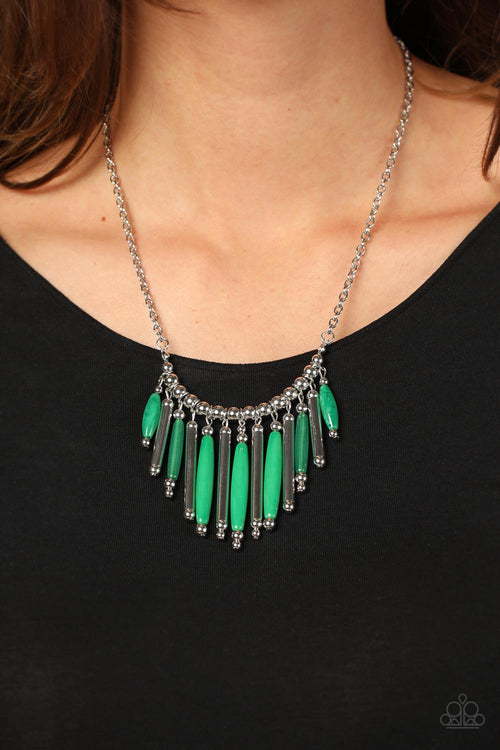 Bohemian Breeze - Green Paparazzi Accessories
