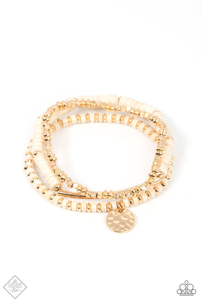 Terraform Trendsetter - Gold Paparazzi Accessories
