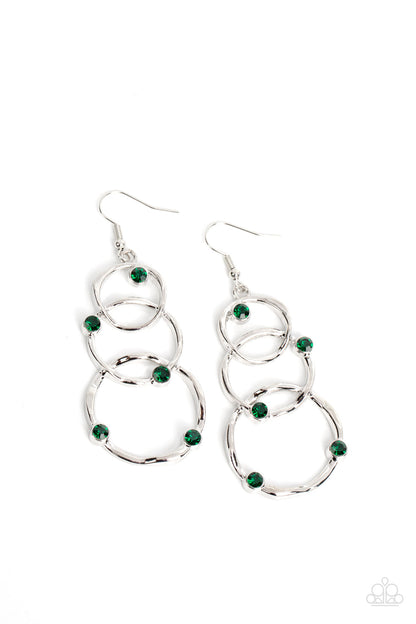 Revolving Radiance - Green Paparazzi Accessories