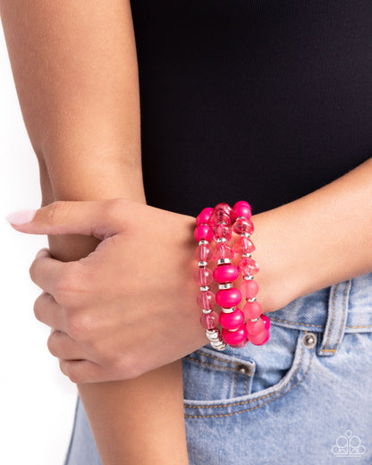 Colorful Charade - Pink Paparazzi Accessories