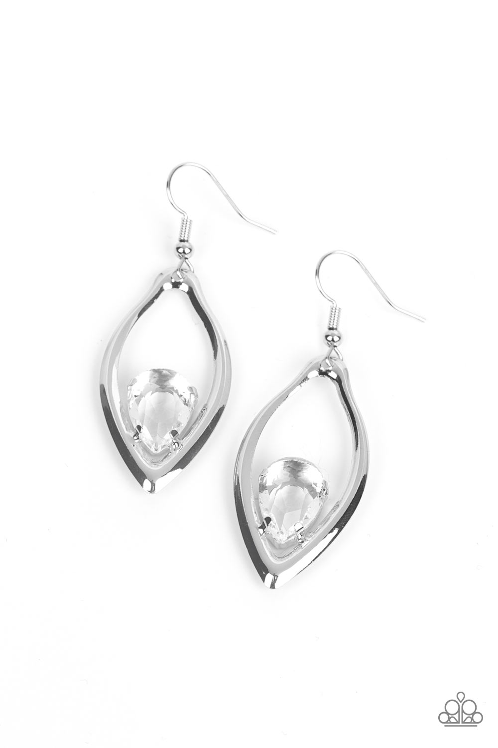 Beautifully Bejeweled - White Paparazzi Accessories