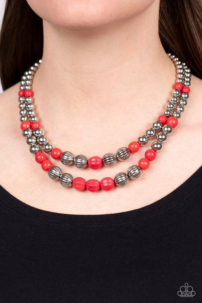 Country Road Trip - Red Paparazzi Accessories