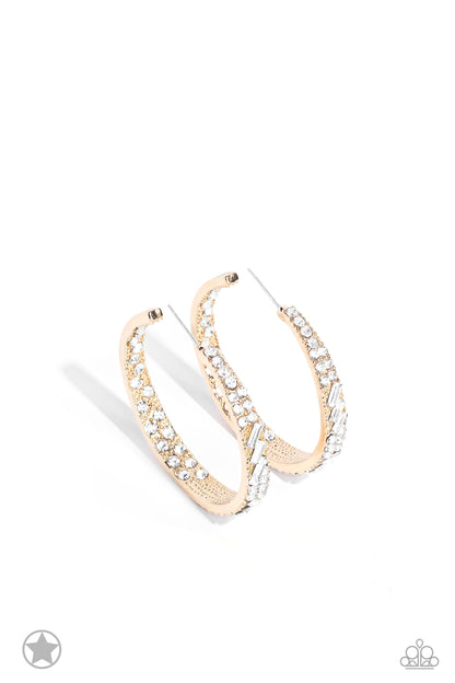 GLITZY By Association - Gold Paparazzi Accessories