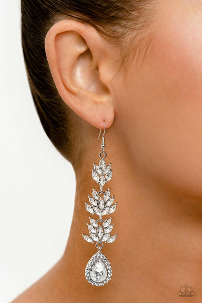 Water Lily Whimsy - White Paparazzi Accessories