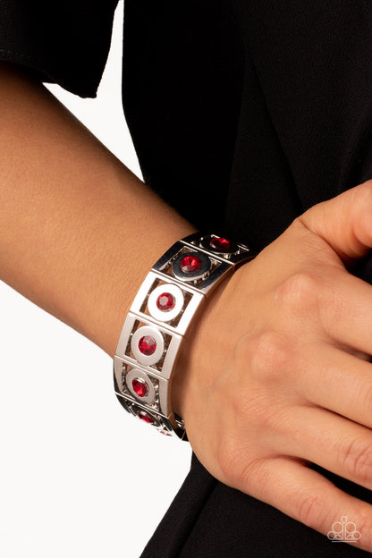 Stretch of Drama - Red Paparazzi Accessories