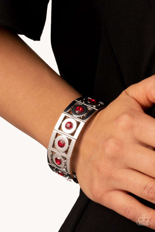 Stretch of Drama - Red Paparazzi Accessories