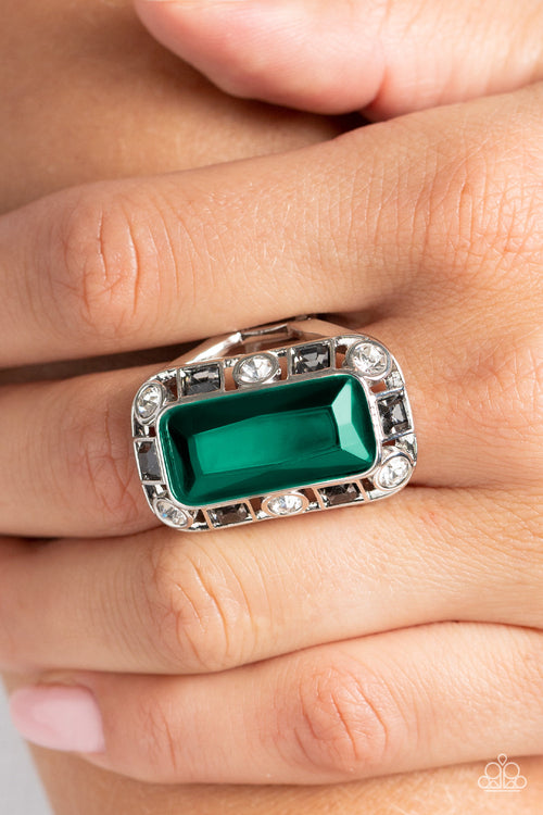 Radiant Rhinestones - Green Paparazzi Accessories