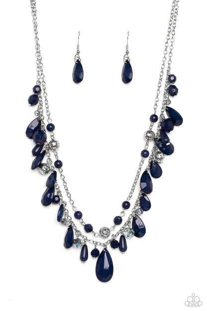 Flirty Flood - Blue Paparazzi Accessories