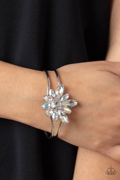 Chic Corsage - White Paparazzi Accessories