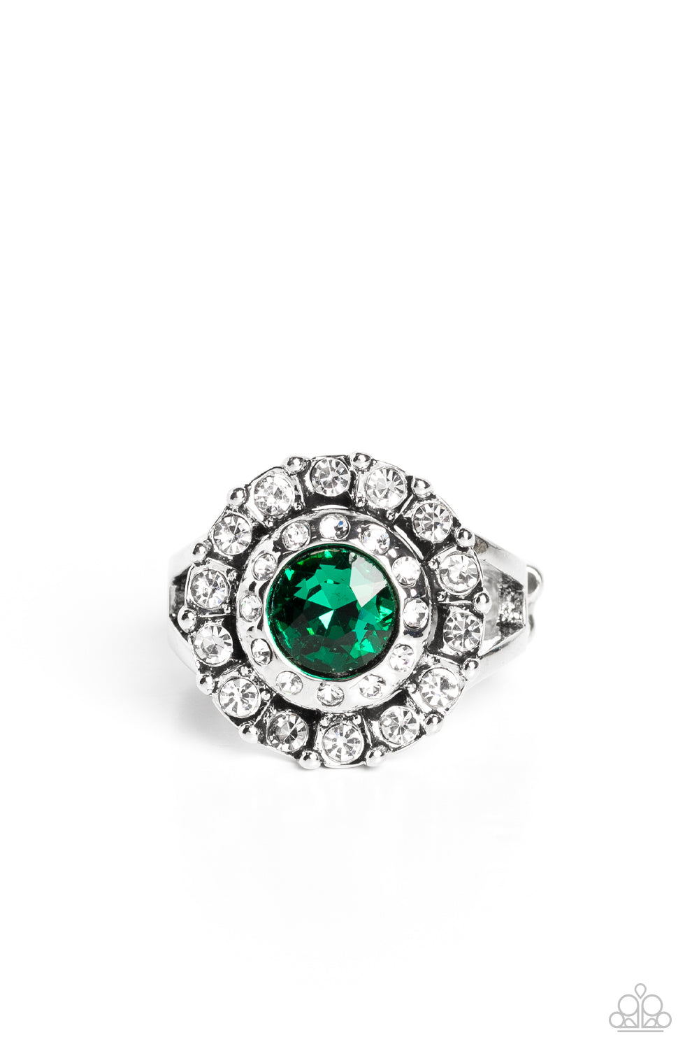 Twinkling Trance - Green Paparazzi Accessories
