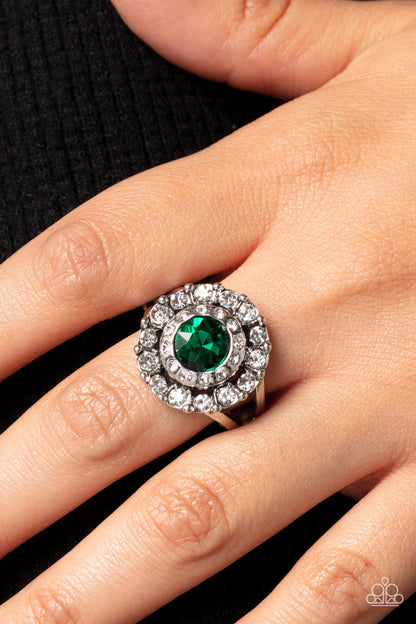 Twinkling Trance - Green Paparazzi Accessories