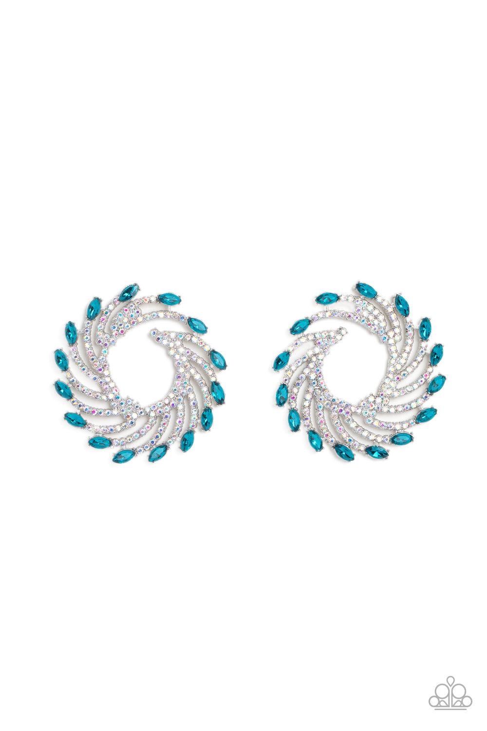 Firework Fanfare - Blue Paparazzi Accessories